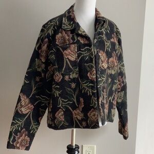 Women's Vintage Floral Jacket, Large, NWOT
